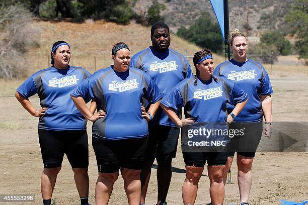 Episode 1602 -- Pictured: Jackie Pierson, Chandra Maple, Damien Woody, Gina Haddon, Lori Harrigan-Mack --