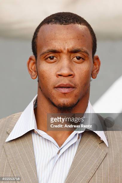 Player Monta Ellis attends the premiere of the film 'Nowitzki. Der Perfekte Wurf' at Cinedom on September 16, 2014 in Cologne, Germany.