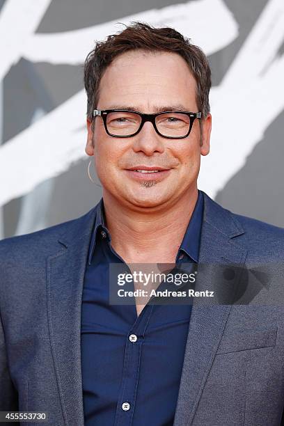 Matthias Opdenhoevel attends the premiere of the film 'Nowitzki. Der Perfekte Wurf' at Cinedom on September 16, 2014 in Cologne, Germany.