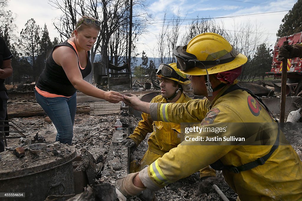 Quick Spreading Wildfire Burns 100 Homes In Northern California