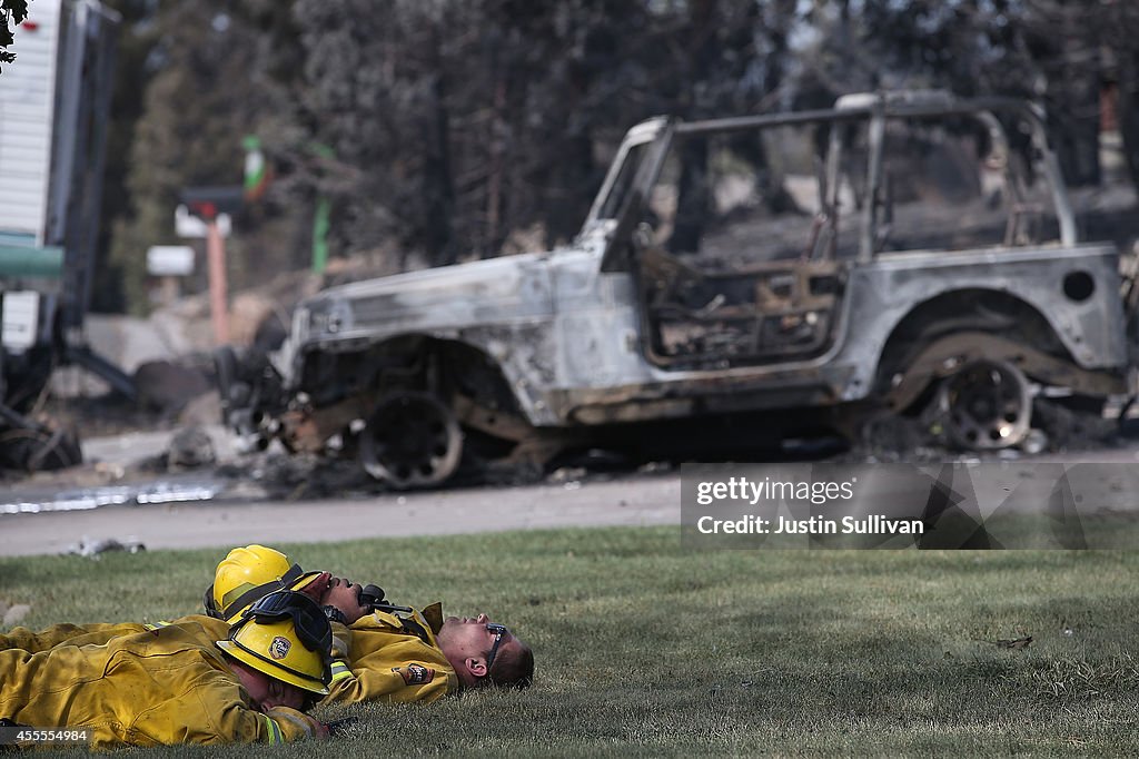 Quick Spreading Wildfire Burns 100 Homes In Northern California