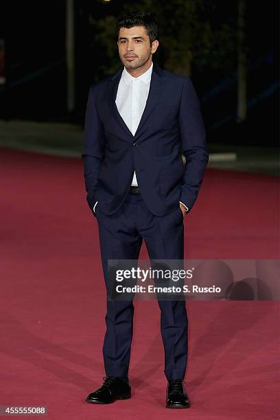 Carmine Recano attends the 'La Strada Dritta' pink carpet at Auditorium Parco Della Musica as a part of Roma Fiction Fest 2014 on September 16, 2014...