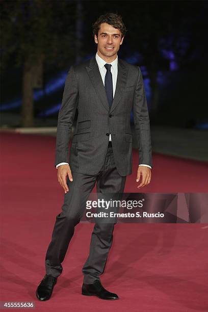 Luca Argantero attends the 'Ragion Di Stato' pink carpet at Auditorium Parco Della Musica as a part of Roma Fiction Fest 2014 on September 16, 2014...