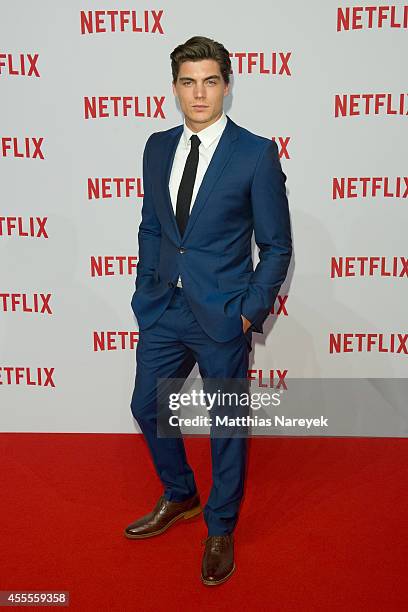 Zane Holtz attends the Netflix pre launch party at Komische Oper on September 16, 2014 in Berlin, Germany.