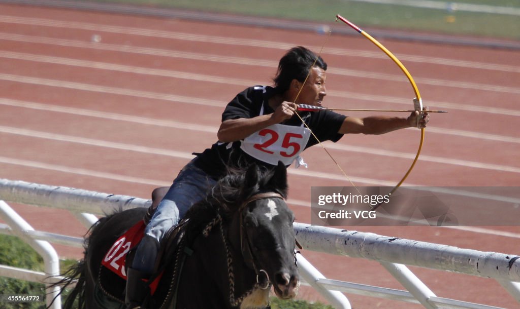 Horse Racing Is Held In Yunnan