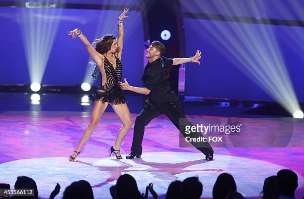 Top 20 contestants Brooklyn Fullmer and Serge Onik perform a Cha-Cha routine to Hell Yeah choreographed by Dmitry Chaplin on SO YOU THINK YOU CAN...