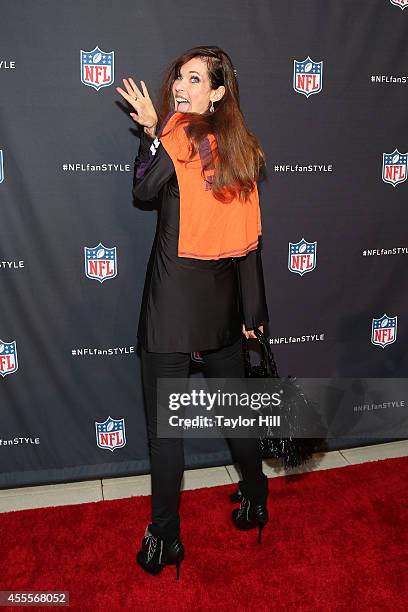 Model Carol Alt attends the NFL Inaugural Hall of Fashion Launch Event at Pillars 37 on September 16, 2014 in New York City.