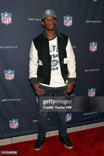 New York Jets quarterback Geno Smith attends the NFL Inaugural Hall of Fashion Launch Event at Pillars 37 on September 16, 2014 in New York City.