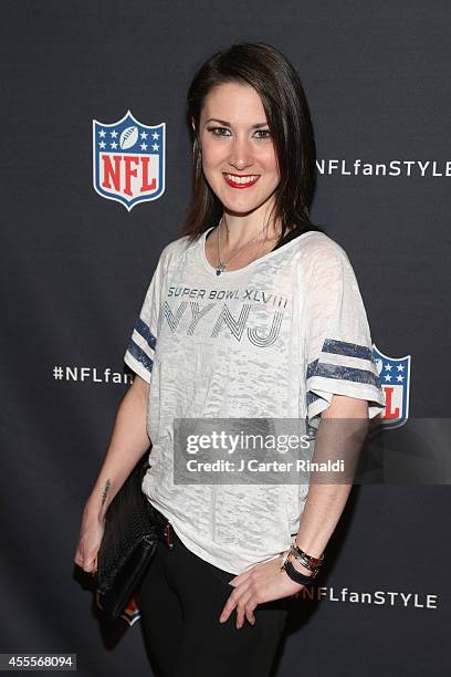 Caitlin Kelly attends NFL Inaugural Hall Of Fashion Launch Event at Pillars 37 on September 16, 2014 in New York City.