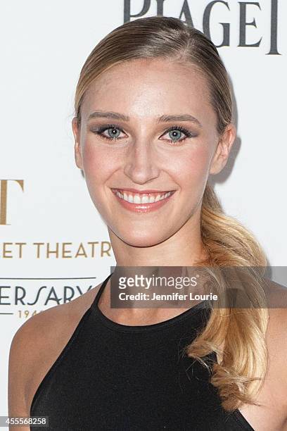 Dancer Devon Teuscher arrives at the Stars Under The Stars: An Evening in Los Angeles to benefit American Ballet Theatre on September 16, 2014 in...