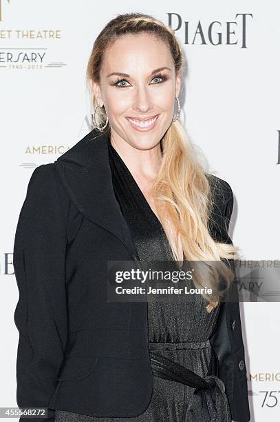 Dancer Christina Lyon arrives at the Stars Under The Stars: An Evening in Los Angeles to benefit American Ballet Theatre on September 16, 2014 in...