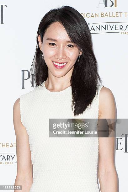 Dancer Hee Seo arrives at the Stars Under The Stars: An Evening in Los Angeles to benefit American Ballet Theatre on September 16, 2014 in Beverly...