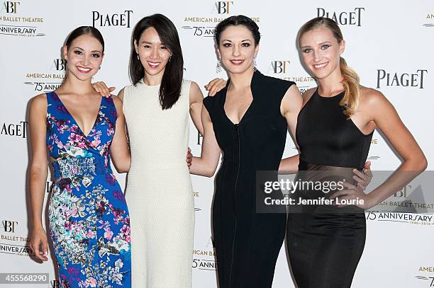 Dancers Christine Shevchen, Hee Seo, Veronika Part, and Devon Teuscher arrive at the Stars Under The Stars: An Evening in Los Angeles to benefit...