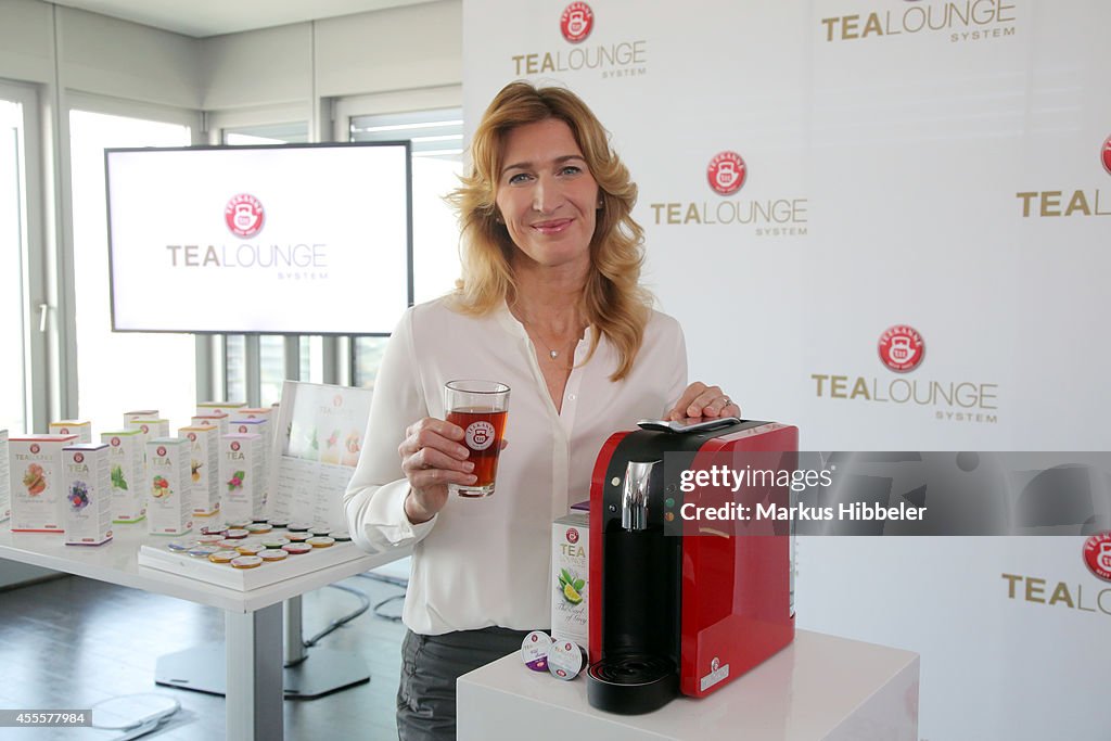 Teekanne & Brand Ambassador Steffi Graf Present New Product In Hamburg