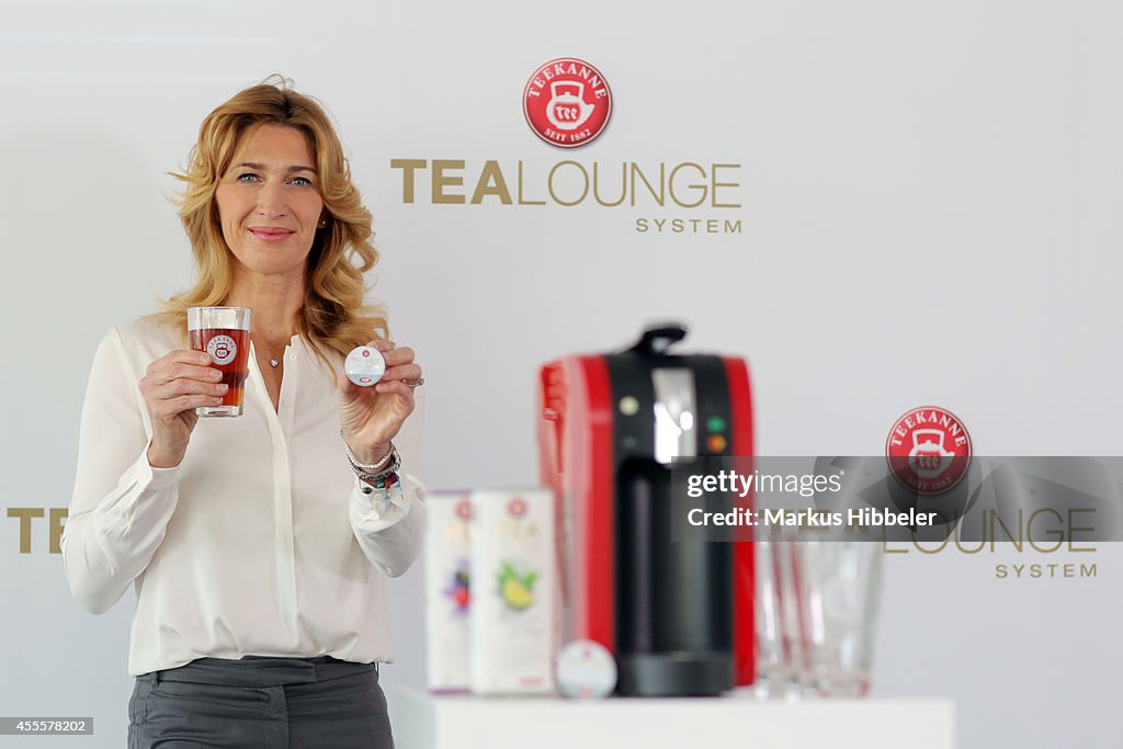 Teekanne & Brand Ambassador Steffi Graf Present New Product In Hamburg