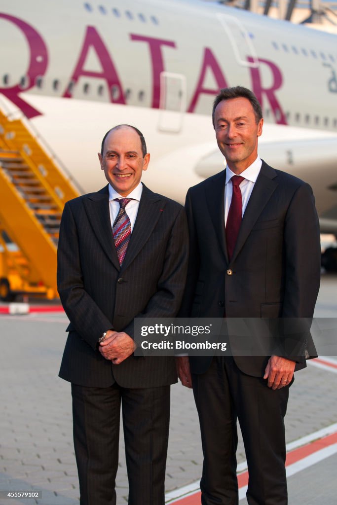 Qatar Airways Ltd. Take Delivery Of Their First Airbus A380