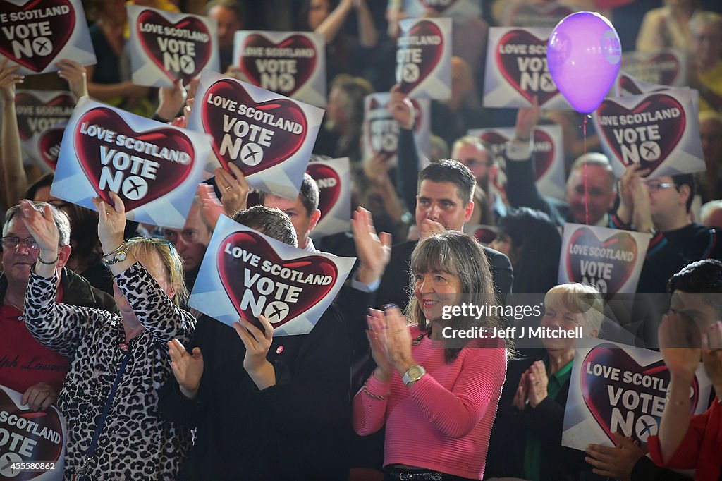 The Final Day Of Campaigning For The Scottish Referendum Ahead Of Tomorrow's Historic Vote