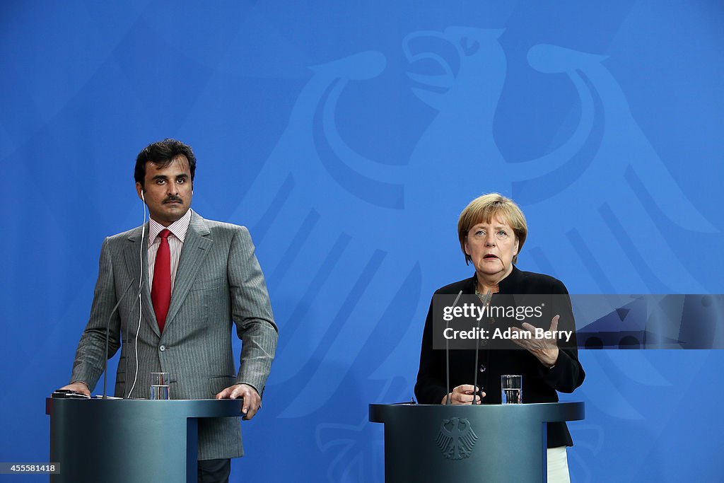 Emir Of Qatar Visits Germany