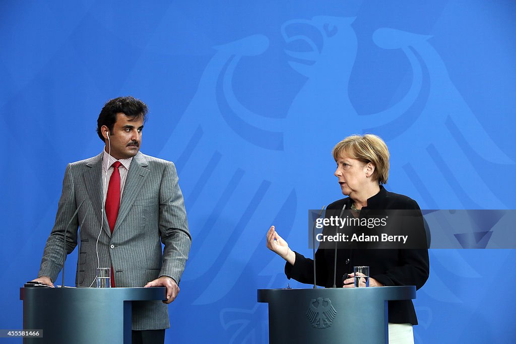 Emir Of Qatar Visits Germany