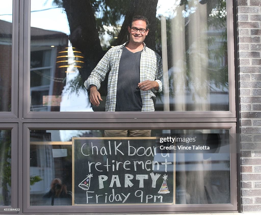 Ayden Byle With Chalkboard Message