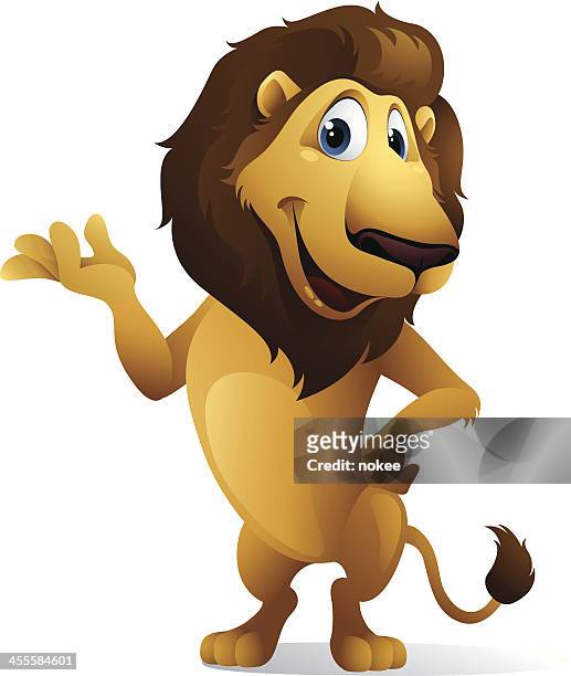 stockillustraties, clipart, cartoons en iconen met lion - leeuw grote kat
