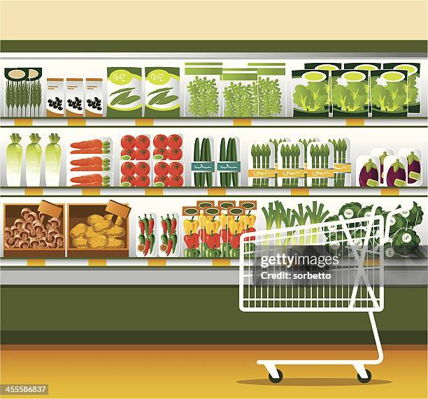 supermarkt & einkaufswagen - green olive fruit stock-grafiken, -clipart, -cartoons und -symbole