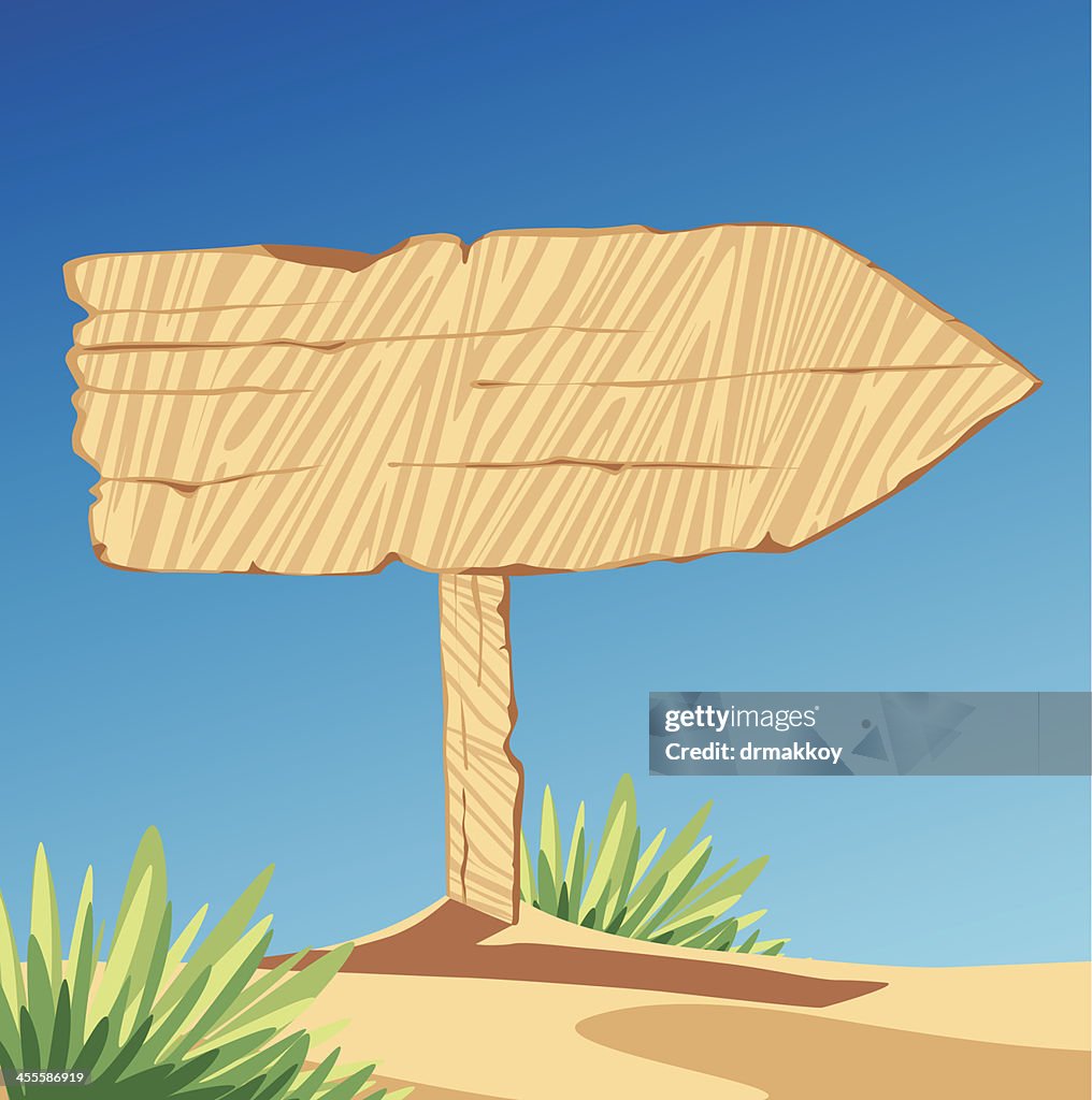 Wooden Signboard