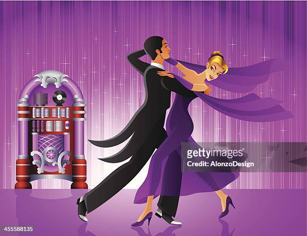 ballroom dance show - ballroom dancing vector stock illustrations