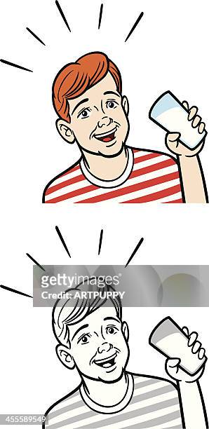 32 Kids Drinking Milk Cartoon Photos and Premium High Res Pictures - Getty  Images