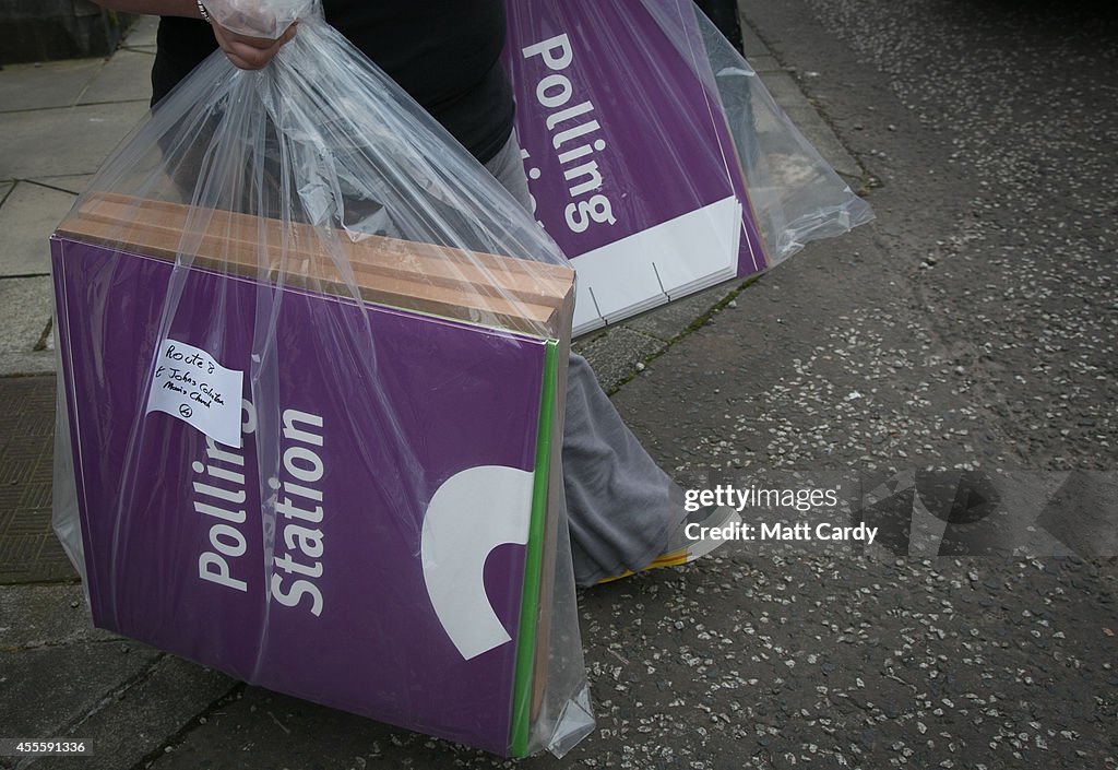 The Final Day Of Campaigning For The Scottish Referendum Ahead Of Tomorrow's Historic Vote