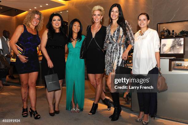 Lynn Alloy, Alex Naini, Becky Lee, Founder of Becky's Fund, Michelle Schoenfeld, Chair of Becky's Fund, Dawn Espinoza and Patricia Merrills attend an...