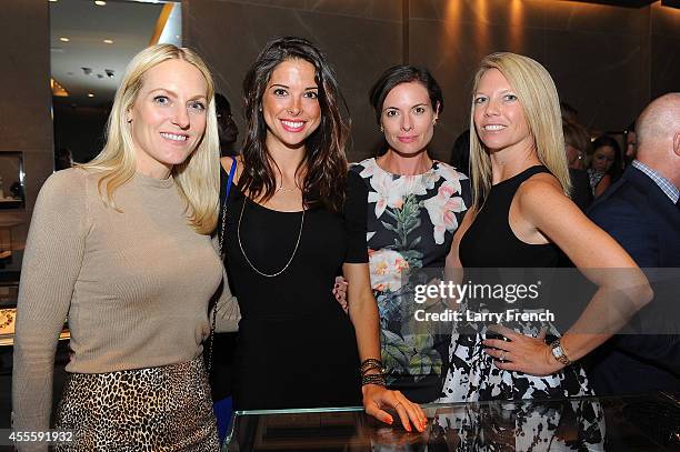 Angela Sitilides, Hillary Curtin, Stephanie Abraham and Jeniffer Adeii attend an In Store Event hosted by David Yurman With Capitol File To Celebrate...