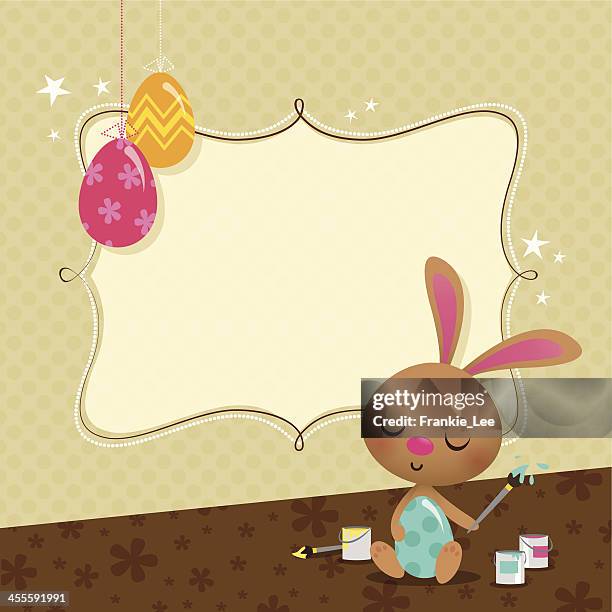 easter message - easter chocolate stock illustrations