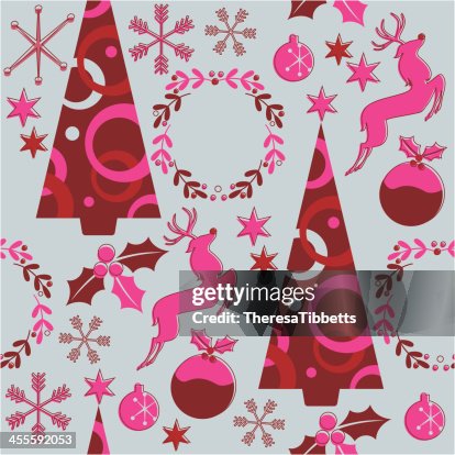 Christmas Retro Pattern Christmas Retro Pattern