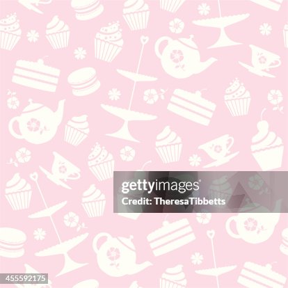 Cupcake Seamless Pattern Cupcake Seamless Pattern