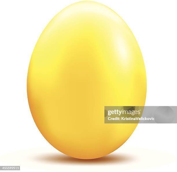 bildbanksillustrationer, clip art samt tecknat material och ikoner med yellow egg - påskägg