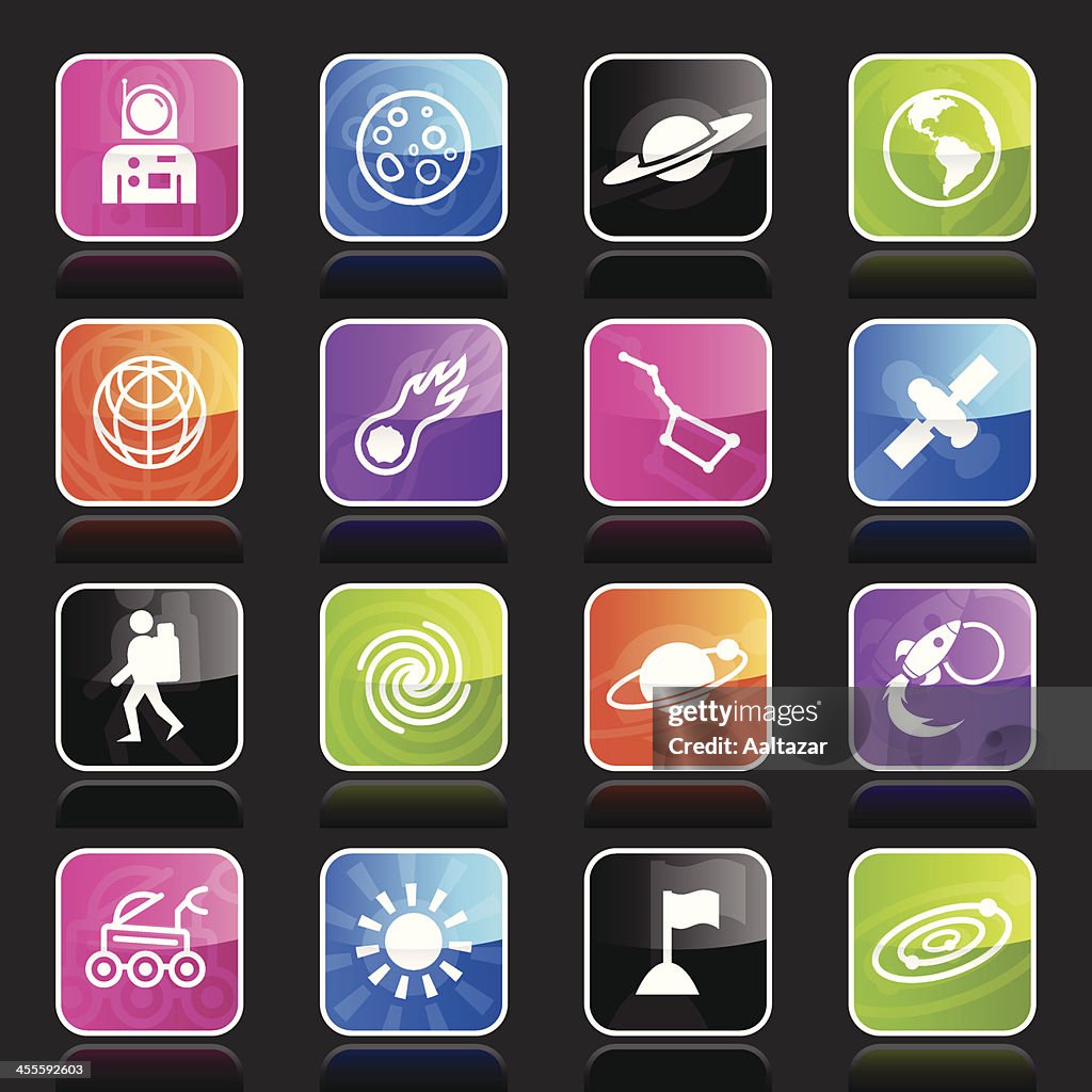 Ubergloss Icons - Space