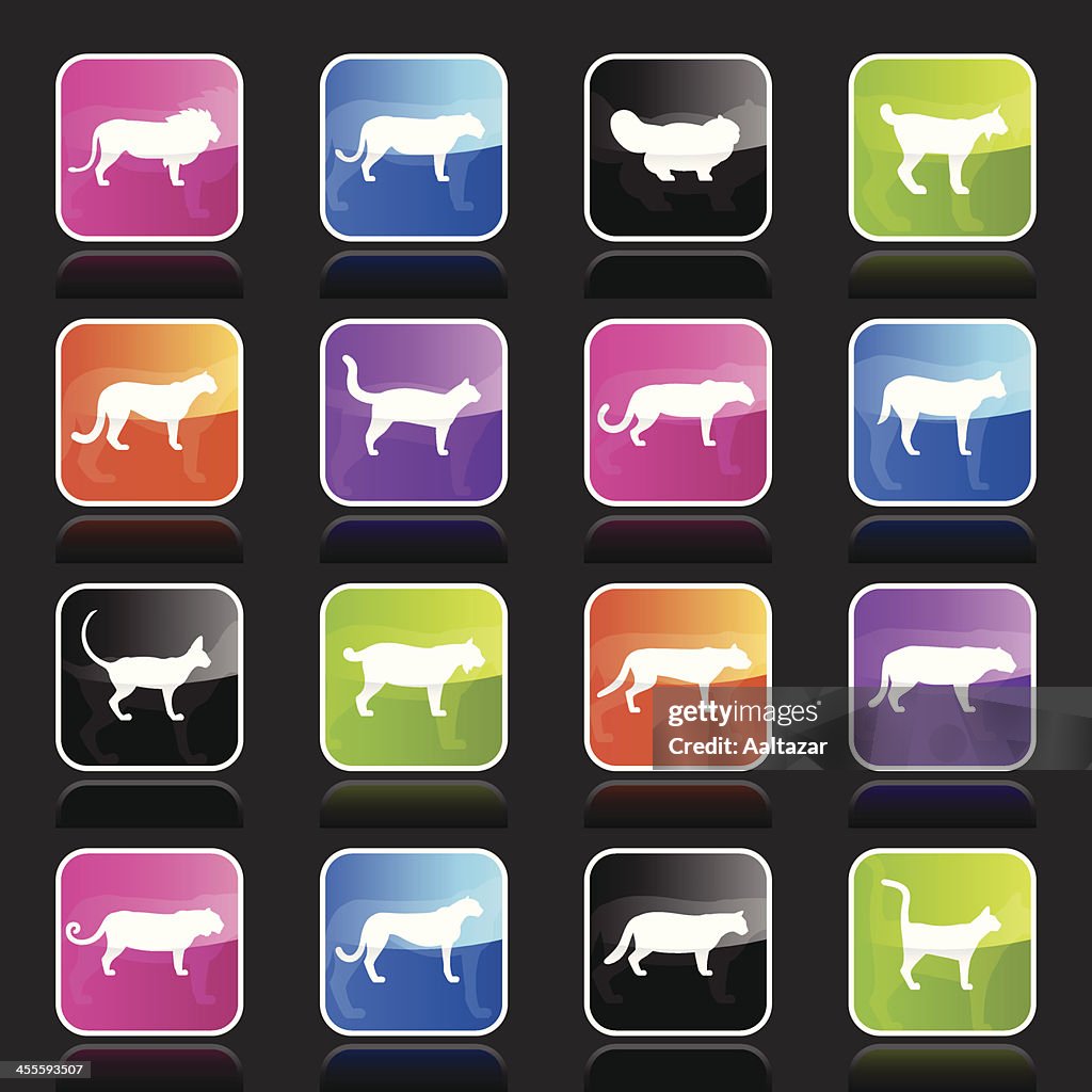 Ubergloss Icons - Felines