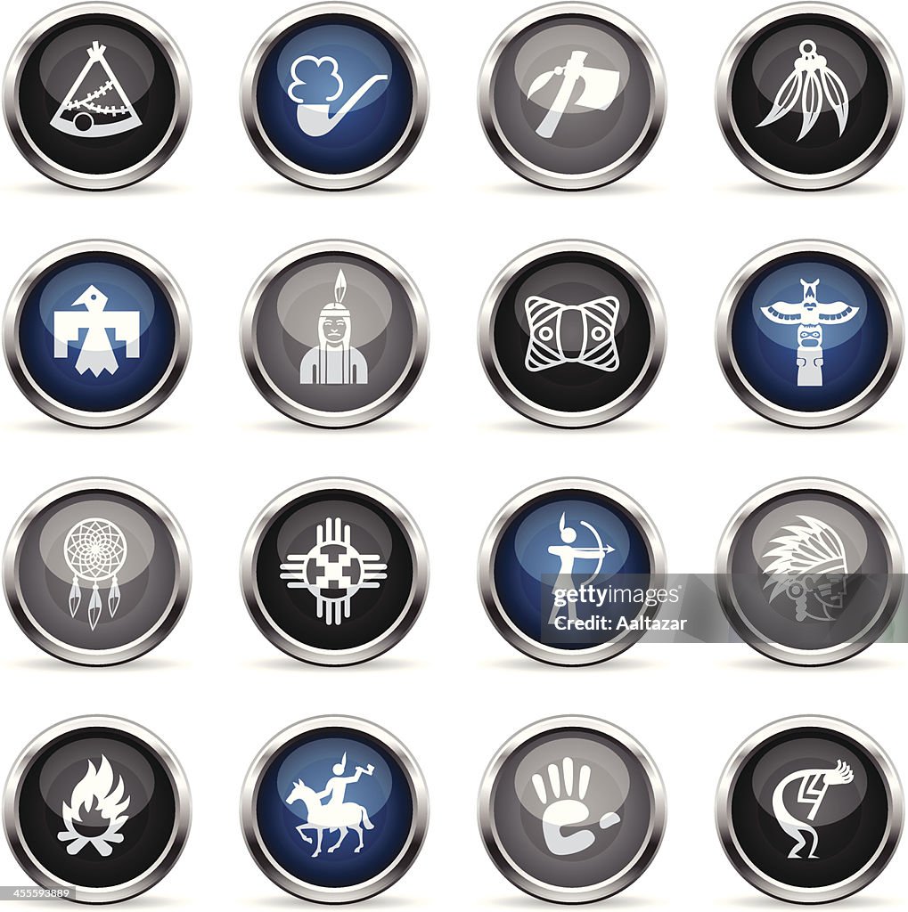 Supergloss iconos-Nativos Americanos