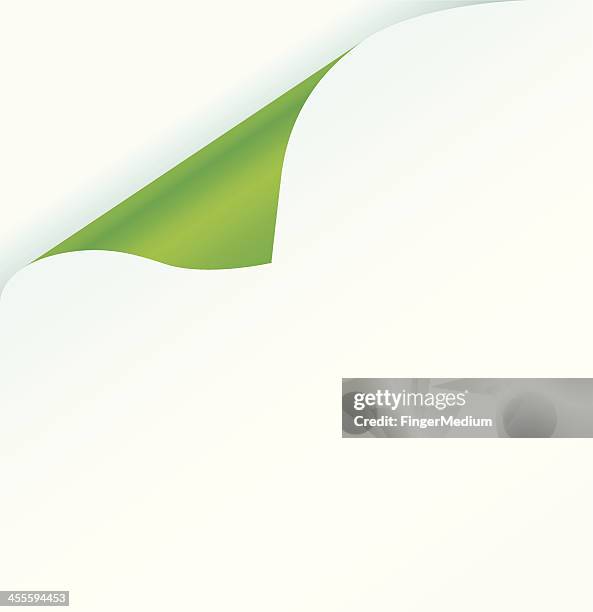 blue page curl - corner office stock illustrations
