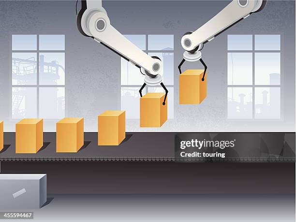 Assembly Line High Resolution Assembly Line High-Res Vector Graphic - Getty Images