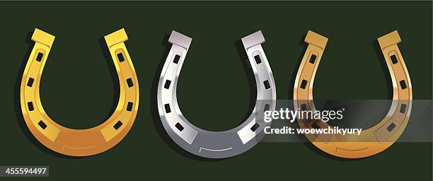 horseshoe - horseshoe stock illustrations