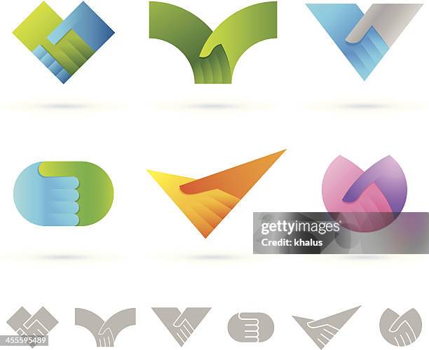 handshake - handshake abstract stock illustrations