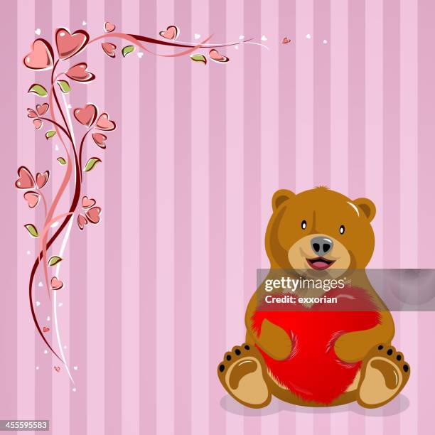 beautiful pink teddy bear