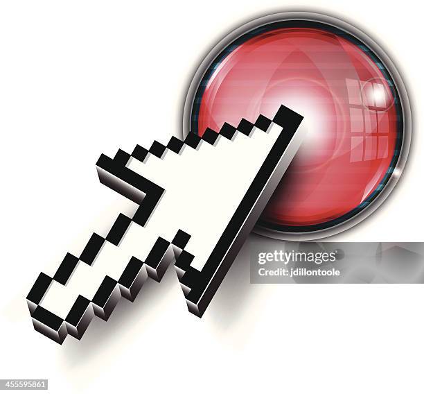cursor auf glas "rot - emergency stop button stock-grafiken, -clipart, -cartoons und -symbole