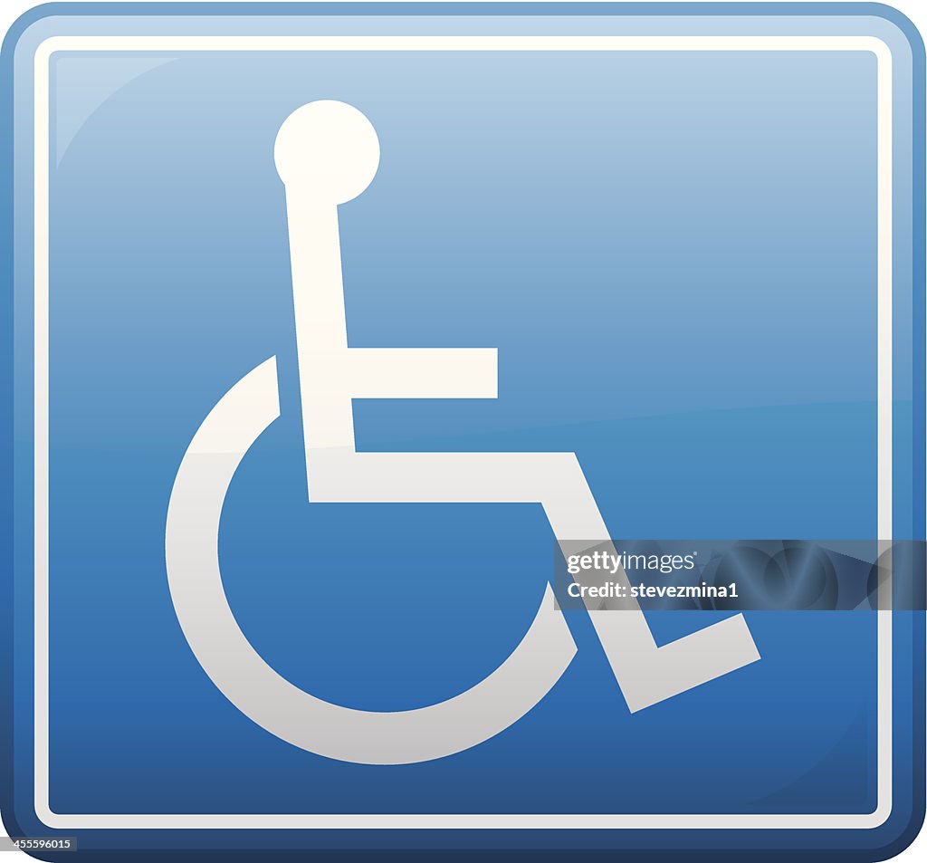 Símbolo com deficiência