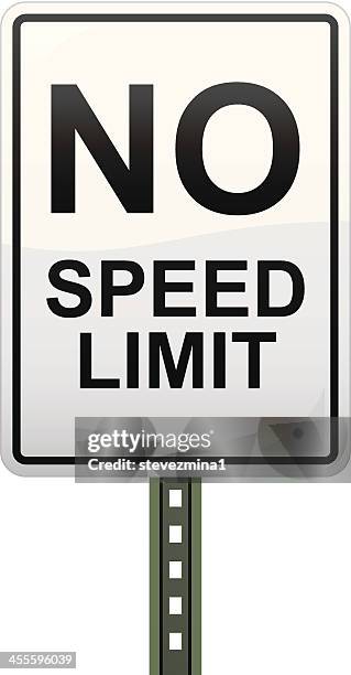 no speed limit sign - speed limit sign stock illustrations