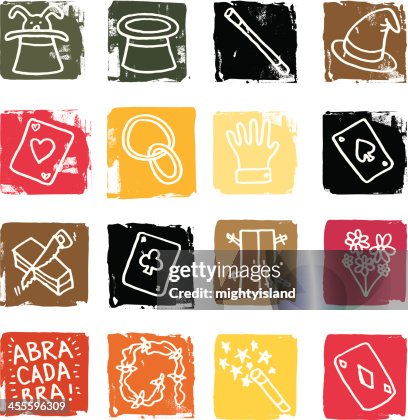 Magic icon blocks Magic icon blocks