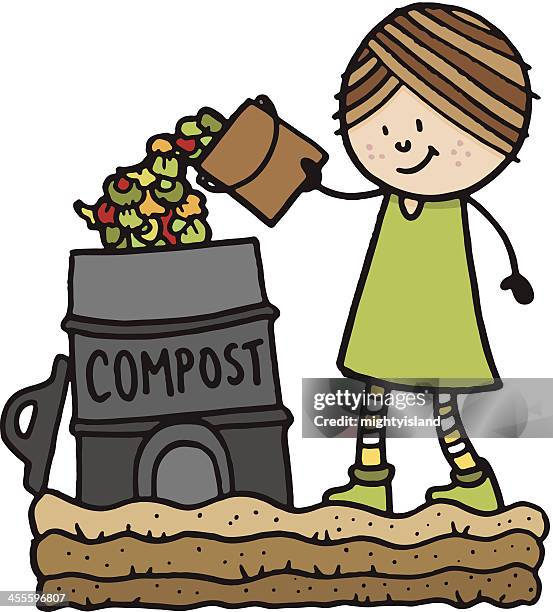 Cartoon Composter Machine Illustrations, cliparts, dessins animés et icônes de Compost - Getty Images
