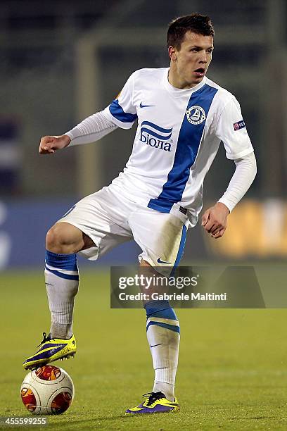 Yevhen Konoplyanka of FC Dnipro Dnipropetrovsk in action during the UEFA Europa League Group E match between ACF Fiorentina and FC Dnipro...